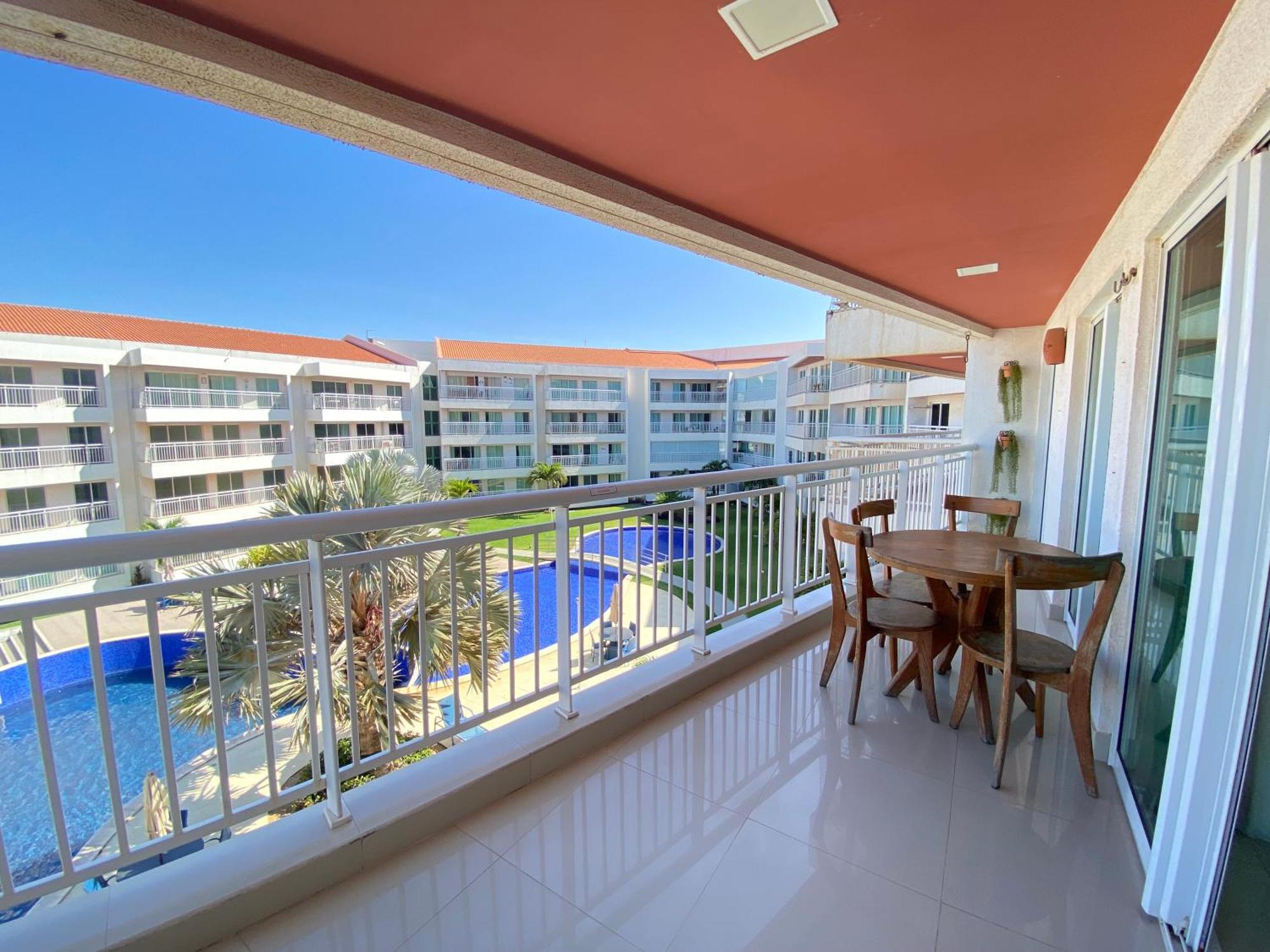 Apto. Solarium Com Vista Piscina Prox. Beach Park Aquiraz Ngoại thất bức ảnh